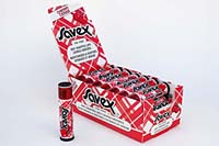 Savex Lip Balm - Cherry  - Stick, Tray Pack